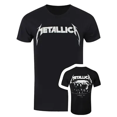 Buy Metallica T-Shirt Master Of Puppets Photo Rock Band New Black Official • 15.95£