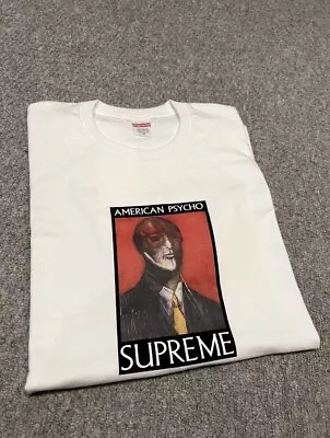 Buy Supreme American Psycho T Shirt White Medium • 49.99£
