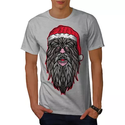 Buy Wellcoda Cristmas Chewbacca Mens T-shirt, Funny Graphic Design Printed Tee • 14.99£
