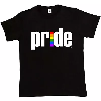 Buy Pride With Rainbow Colours Mens T-Shirt • 7.99£