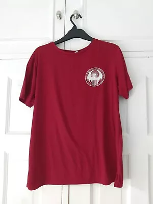 Buy Ladies Fantastic Beasts Tshirt Size 12 Red White Logo Harry Potter Merch • 3.99£