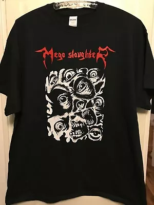 Buy MegaSlaughter  Demo-91  T-shirt L Grotesque Unleashed Entombed Dismember Grave • 20£