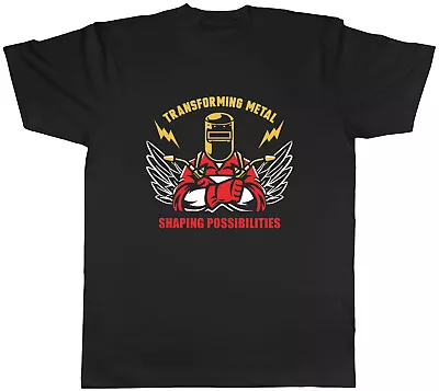 Buy Metal Welder Mens T-Shirt Shaping Possibilities Tee Gift • 8.99£