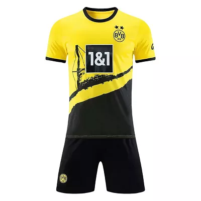 Buy For Dortmund 2023-2024 Season Soccer Jersey Short Sleeve With Football Shorts • 15.23£