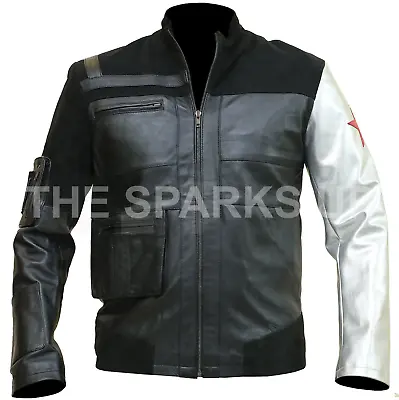 Buy Captain America Civil War Winter Soldier Bucky Barnes Costume Leather Jacket • 89.99£