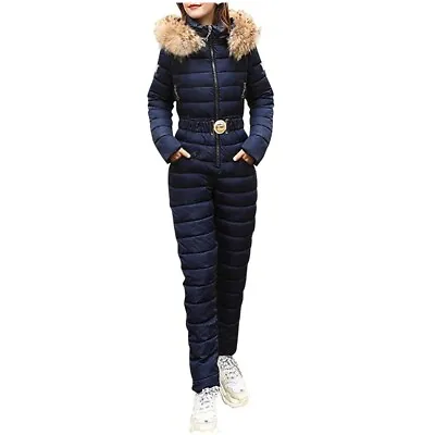Buy Women’s One-piece Ski Jumpsuit Snowsuit - Hiking Climbing Snowboarding Clothing • 89.99£