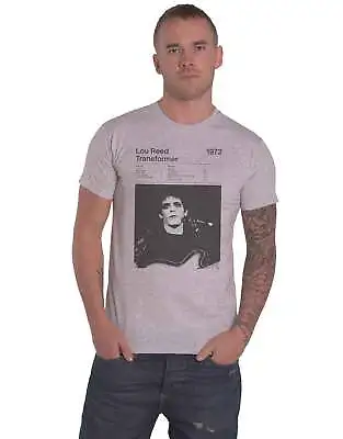 Buy Lou Reed T Shirt Transformer Track List New Official Mens Marl Grey • 15.95£