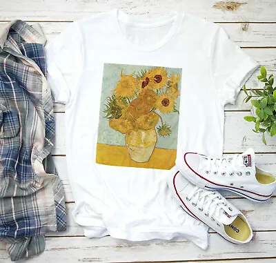 Buy Van Gogh T Shirt Sunflowers Aesthetic Impressionist Art 90s Grunge Womens Mens • 14.99£