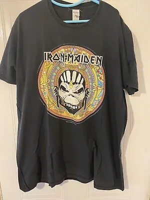 Buy Official Iron Maiden XL XXL The Book Of Souls World Tour London 02 Event T Shirt • 29.50£