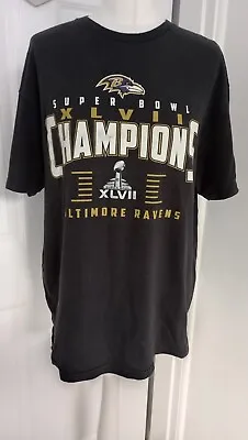 Buy Baltimore Ravens NFL Superbowl Winners T Shirt Large • 9.99£