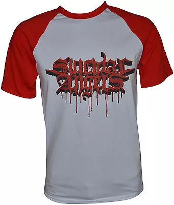 Buy SUICIDAL ANGELS - Bloody Logo - Baseball T-Shirt - S / Small - 163240 • 15.68£