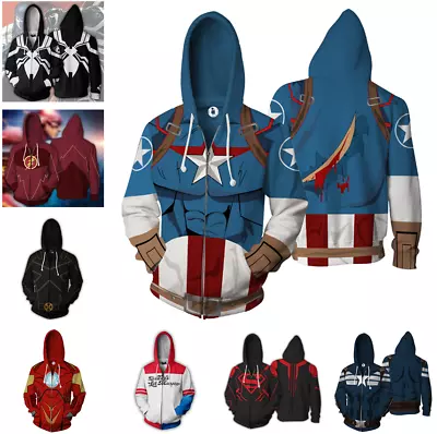 Buy X-Men Wolverine James Howlett 3D Hoodies Cosplay Superhero Sweatshirt Jacket New • 23.99£