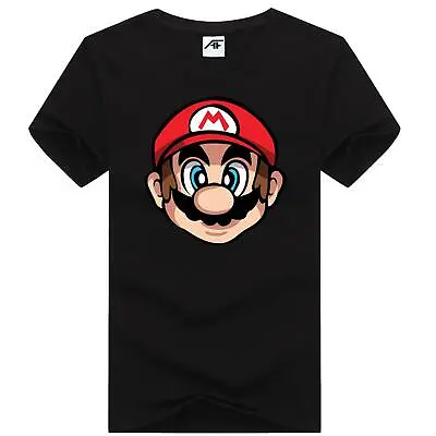 Buy Mens Funny Super Mario Game T Shirt Short Sleeve Novelty Top Tees • 10.99£