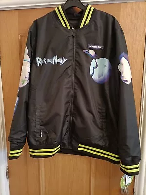 Buy Members Only Rick And Morty Jacket Bnwt Uk Large • 75£