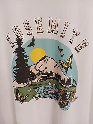 Buy LUCKY BRAND Women's Yosemite Retro Ringer T-Shirt Size Medium • 8.65£