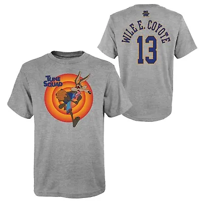 Buy Space Jam Kids T-Shirt Tune Squad NN Wile E. Coyote A New Legacy 2 Youth NBA • 22.32£