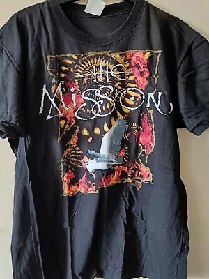 Buy The Mission Uk TOUR SHIRT Large Goth Rock 1990 Sisters Of Mercy U.S. • 59.99£