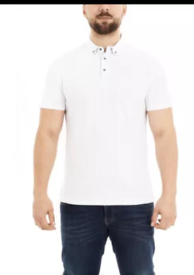 Buy Mens Guide London White Golf Polo Short Sleeve Size Small £29.99 • 17.49£