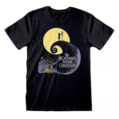 Buy ** The Nightmare Before Christmas Jack Silhouette Official Licensed T-Shirt ** • 16£