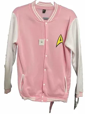 Buy Star Trek TOS Badge PINK  Varsity Jacket Medium • 71.24£