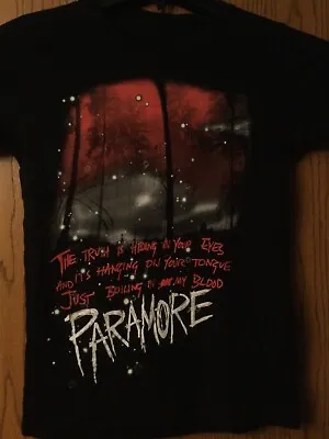 Buy Paramore - “The Truth Is Hiding In Your Eyes …. “ - Black Shirt -Ladies - No Tag • 56.83£