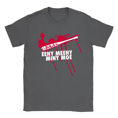 Buy Eeny Meeny Miny Moe Mens T-Shirt Walking Dead Negan Lucille Parody Top Gift • 9.49£