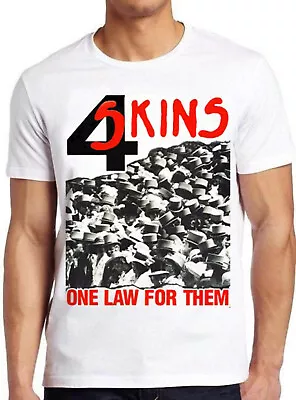Buy 4-Skins One Law For Them Music Funny Cool Gift Tee T Shirt M1630 • 6.35£