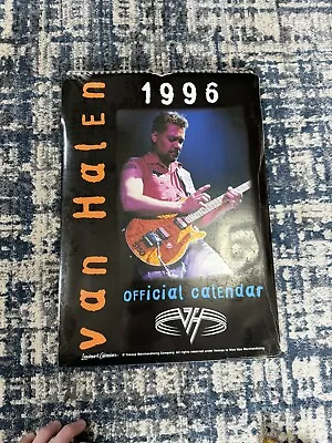 Buy Van Halen 1996 Official Calendar Still In Wrapping New Never Used Nice Man Merch • 24.13£