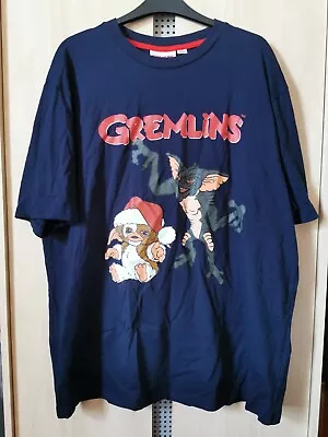 Buy Gremlins Navy Blue Size 2XL Gizmo & Spike Short Sleeve T-shirt BNWoT  • 16.81£