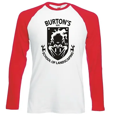 Buy Inspired By Tim Burton's Edward Scissorhands Longsleeve Raglan Baseball T-shirt • 16.99£