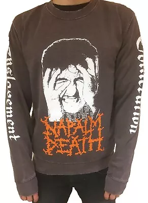 Buy Napalm Death 'From Enslavement' Crew Neck Sweatshirt - NEW • 29.99£