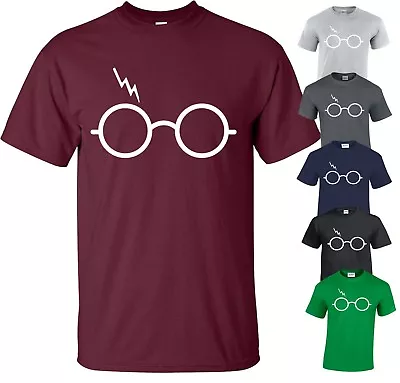 Buy Lightning Glasses T-Shirt Not Leviosa Potter Scar Magic Harry Unisex Pop Top Tee • 10.99£