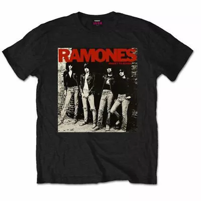 Buy Officially Licensed Ramones Rocket To Russia Mens Black T Shirt Ramones Tee • 12.95£