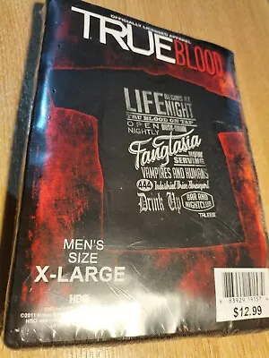 Buy NEW True Blood Tru Blood Official HBO Vampire Fangtasia Mens XL • 12.99£