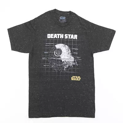 Buy STAR WARS Mens Death Star Black Classic Short Sleeve T-Shirt M • 11.99£