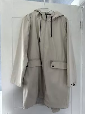 Buy Zara Windbreaker/Rain  Jacket  Size XL Beige • 4.99£