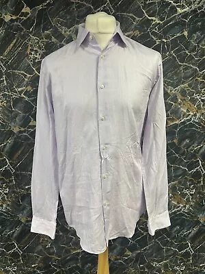 Buy Hugo Boss Slim Fit Shirts Mens Lilac Size 15 3/4 Collar #REF105B • 14.99£