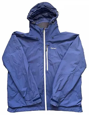 Buy ROHAN Escapist Rain Jacket Barricade Waterproof System Mens Blue Size M / Medium • 19.99£