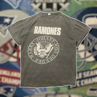 Buy 1987 The Ramones Halfway To Sanity Tour Tshirt RARE M Band Shirt 80s Vintage • 200£