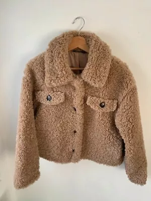 Buy Girls Woman’s Warm Fluffy Teddy Soft Cosy Jacket • 10£