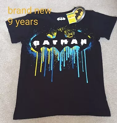 Buy Brand New Boys Batman Tshirt Age 9 • 8£