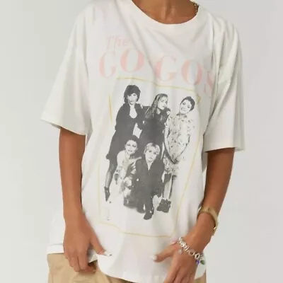 Buy NEW Daydreamer The Go Go's Beautify America 1982 Merch Oversized Band Tee - M • 83.36£