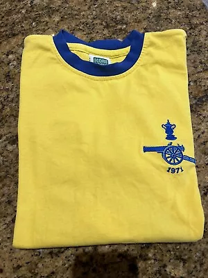 Buy Arsenal Yellow 1971 T-Shirt Size Small Men’s  • 9.99£
