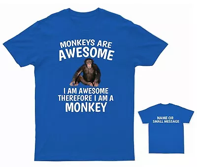 Buy Monkeys Are Awesome I Am Awesome Therefore I Am A Monkey T-Shirt Kids • 10.95£