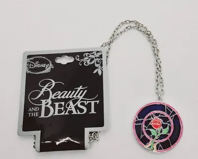 Buy Disney Beauty And The Beast Enchanted Rose Necklace 20  • 18.33£