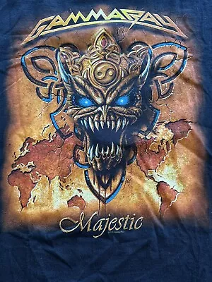 Buy Vintage Gamma Ray Majestic Tour XL T-shirt Helloween Kai Hansen Primal Fear • 11.80£