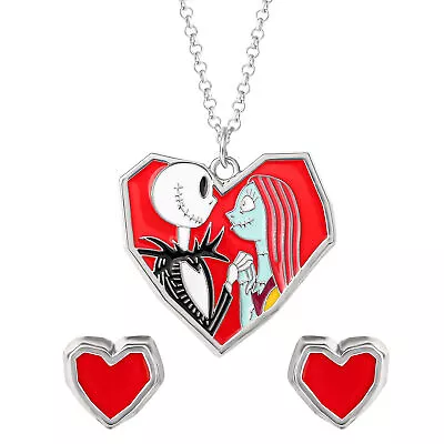 Buy Disney The Nightmare Before Christmas Womens Costume Necklace And Earrings Set - • 9.46£