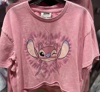 Buy Disney Stitch Angel Cropped T-shirt Girls Ages 7-15 Years • 13.99£