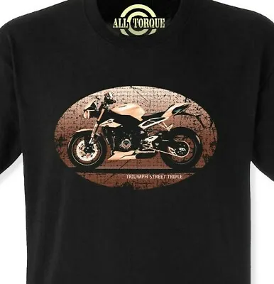 Buy All Torque Men's T-shirt For The Triumph Street Triple Motorbike Fan • 19.99£