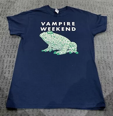 Buy Vampire Weekend Alternative Rock Band T-shirt Inflatable Frog Art Men M Hipster • 19.99£
